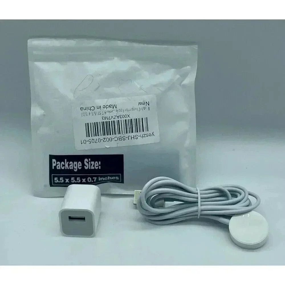 Articona Fast Charger Magnetic 6.6 Ft Cable USB Block For Apple iWatch 1-9 & SE